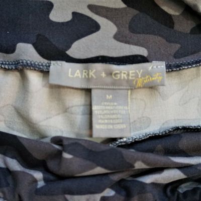Lark Plus Grey Maternity Leggings Camouflage Gray Sz M