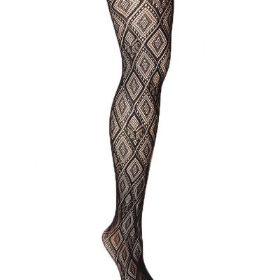 Women's Fashion Fishnet Stockings High Waisted Diamond Tights Dancing Party
