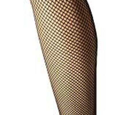 Dreamgirl womens Plus Size Fishnet Thigh High Back Seam Stockings Bow Detail