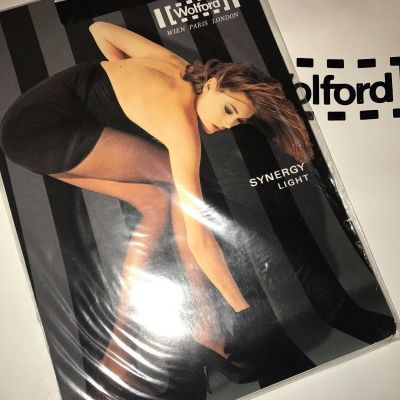Wolford Synergy Light Tights Pantyhose Color: Black Size: Extra Small 11665 -08