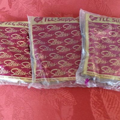 Silkies Large Mocha 020303  233 NIP lot of 3 packages
