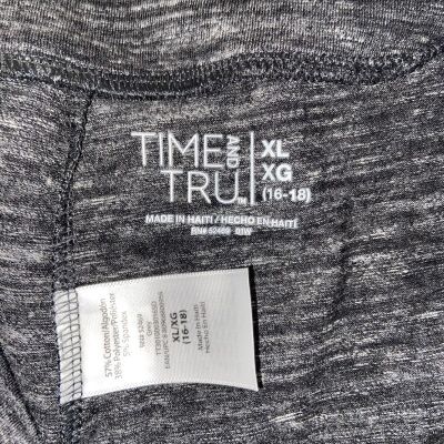 Women’s Time and Tru Gray Legging Size XL