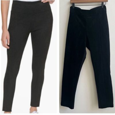 Calvin Klein Womens Vegan Suede High Rise Trouser Pants Black Plus Size 1X