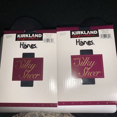 Kirkland Signature by Hanes Control Top Reinforced Toe Ultra Sheer Pantyhose