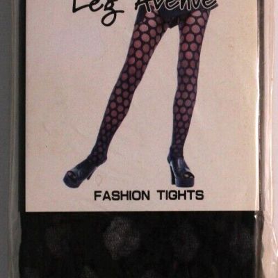 Leg Avenue 100perc Nylon Honeycomb Look Fashion Tights Style 7234 One Size Fit Most