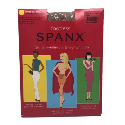 SPANX Footless Nude 1 Size B Super Control Body Shaping PantyHose