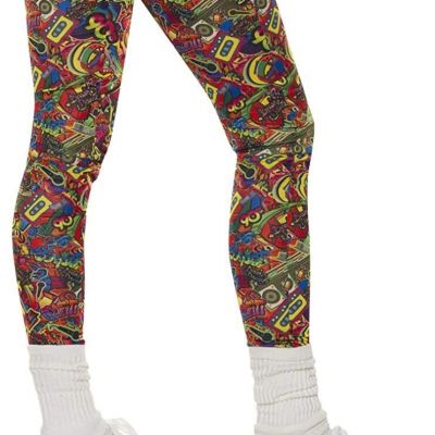 Underwraps 90S Themed Hip Hop Leggings Adult Women Costume Hosiery 30253