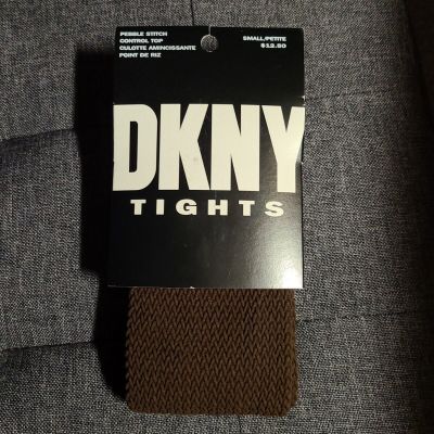 [NEW] DKNY OPAQUE CONTROL TOP TIGHTS IN BUFFALO BISON BROWN [SMALL/PETITE]
