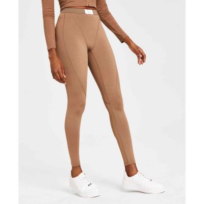 Jenni Style Not Size Women's Solid Leggings Tobacco Tan NWT $50 Size XS