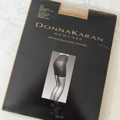 Donna Karen Anti-Cellulite Toner Pantyhose Buff Tall Style 0E020