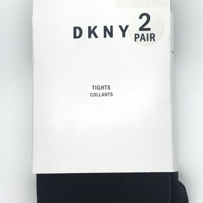 DKNY Opaque Control Top Tights 2-Pack, Tall, Brown/Black