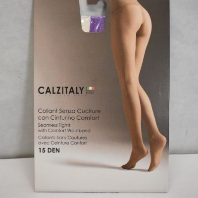Calzitaly Seamless Sheer Tights Comfortable Waist 15 Dernier Pantyhose Lilac S