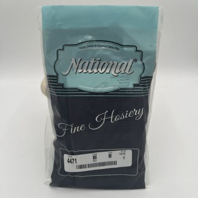 Vintage National Fine Hosiery Stocking Color Mist Size M Style 4471