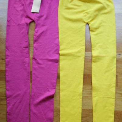 M & B Full Length Tights Bright Pink or Yellow