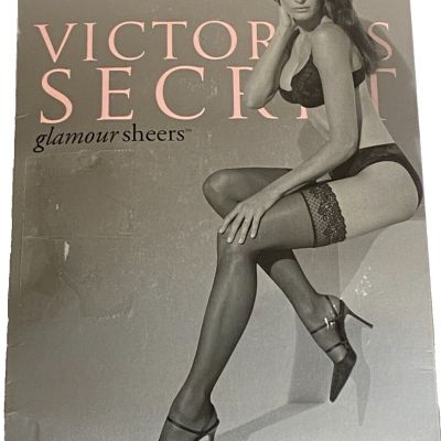 Victoria's Secret Glamour Sheers Thigh High Stockings in Cream ~ New ~ Size XS