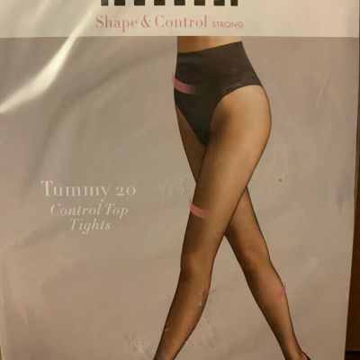 Wolford Tummy 20 Control Top Tights Shape & Control Tights  Caramel S