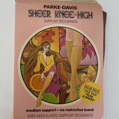 parker-Davis sheer knee-high support stockings