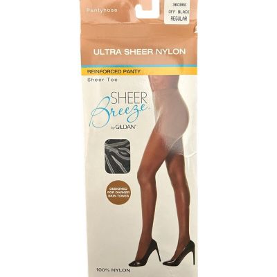 Sheer Breeze by Gildan Women's Ultra Sheer Nylon Reinforced Pantyhose