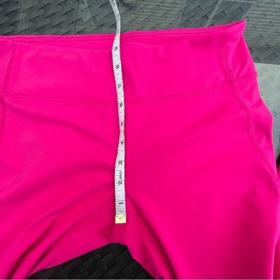Fabletics PureLuxe Ankle Leggings with rushing Bright pink Sz M