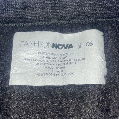 Women's Fashion Nova Since Day One Seamless Leggings New W/ Tags Black One Size