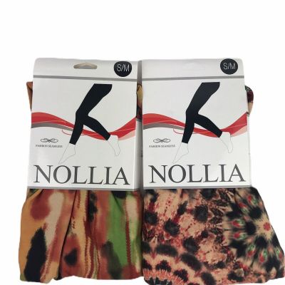 NWT LO2 Nollia Womens S/M Multicolor Tie-Dye Pattern Fashion Seamless Leggings
