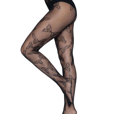 Butterfly Fishnet Tights