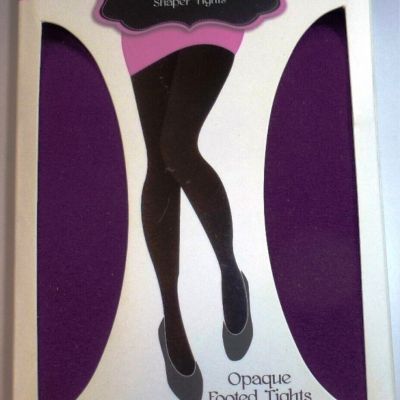 Miraclesuit Super Tummy Flat Opaque Shaper Tights Footed Berry Size M (LL129)