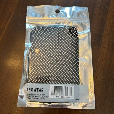 NWT Forever 21 Women's Legwear Tights Hosiery One Size Black