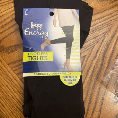Large Legs Energy Footless Tights New