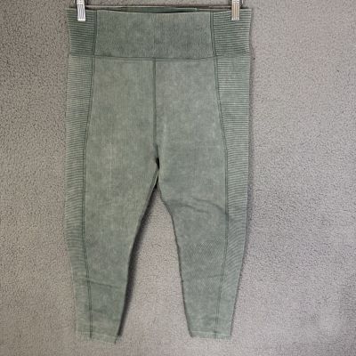 Aerie Offline Leggings Womens XL Green Activewear Stretch NWT