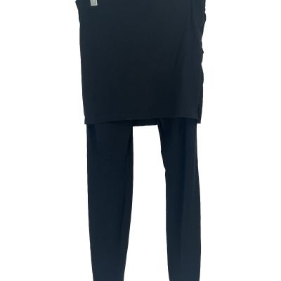 Cabi M’Leggings Black Mesh Skirted Leggings Size XS Style 5080