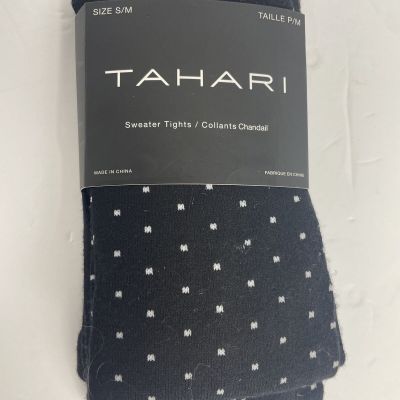 Tahari S / M Sweater Tights Black, Height 5'2”- 5’6” 115lbs-140lbs New