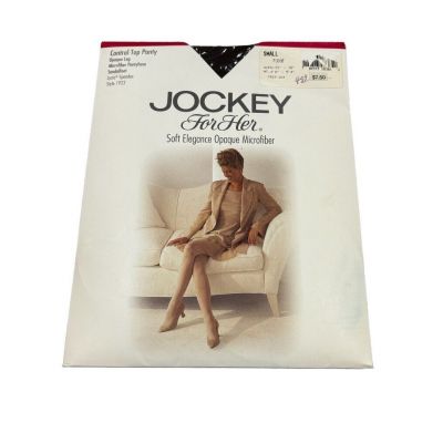 Vintage Pantyhose Jockey Small Fudge Brown Control Top Opaque Sandalfoot Nylons