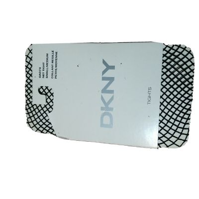 Tights DKNY Women's Vertical Stripe Net Color Black Size Small/Medium