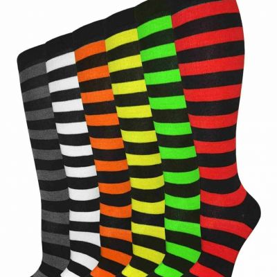 Women's Knee High Colorful Pattern Fashion Socks Warm Stocking Leg Warmers