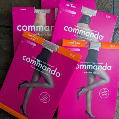 Lot Of 5 - Commando Better Than Nothing Tights
