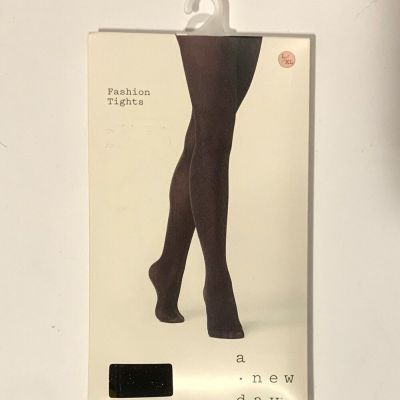 A New Day Fashion Tights Black Size S/M New 1 Pair