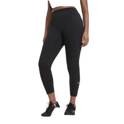 Nike One Womens Mid Rise Dri Fit Training Fashion Tights Black 3X $55