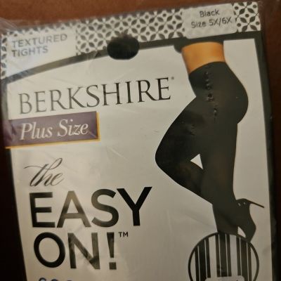 Berkshire Plus Size Control Vertical Stripe Tights, 5X/6X