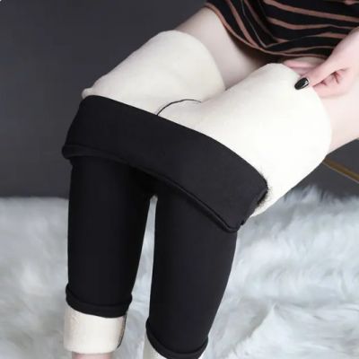 Women Thermal Lined Translucent Pantyhose Winter Warm Fleece Tights Stockings