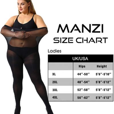 plus Size Tights for Women 70D Queen Size Tights(Pack of 2)