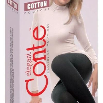 Conte Cotton 450 Den - Cotton Warm Opaque Women's Tights (7?-75??)