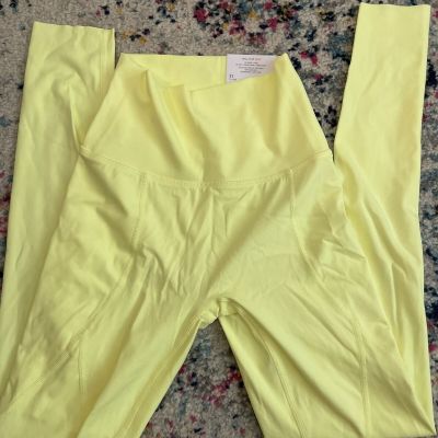 NWT Aerie Womens Bright Yellow Move 7/8 legging XS