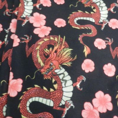 Charlie's Project Very Rare DRAGON Womens OS(4-14) Leggings Style as LuLaRoe NEW