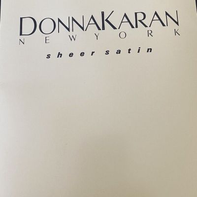 Vintage Donna Karen New York Sheer Satin Black Small Style 223 New!,,,
