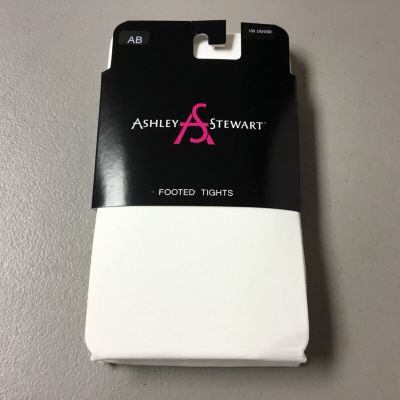 NWT Ashley Stewart Basic Opaque Tights Plus Size AB 150 - 200 lb Off White #191U