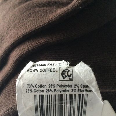 NORDSTROM SWEATER TIGHTS COTTON NYLON SPANDEX COFFEE BROWN S/M NWT