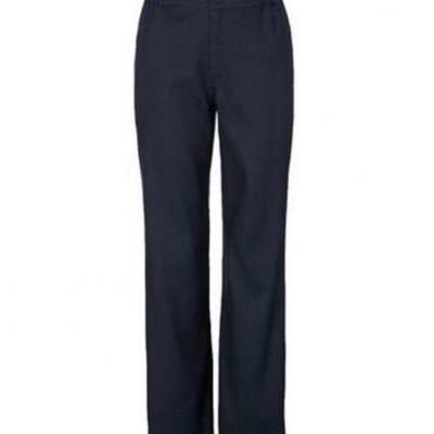 CABI Finale Trouser Navy Blue Linen Pants, Size Medium, New Arrival 2023