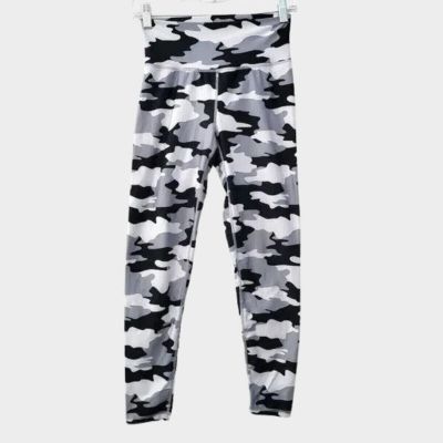 Kyodan Womens P/S Leggings Black White Gray Camouflage Gym Yoga Pilates Workout