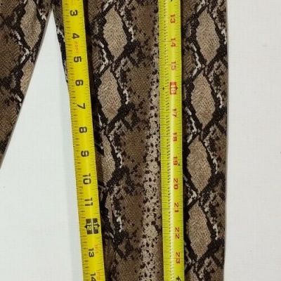 Yummie Tummie Snakeskin pattern Tights LIGHTWEIGHT thin and super soft S - M